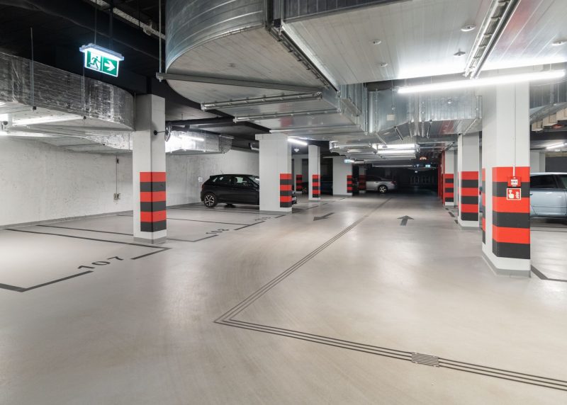 two-level underground parking